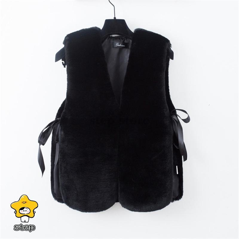 ファーベスト 毛皮ベスト ふわふわ ベスト レディース フェイクファー ファージャケット 秋冬 保温防寒 ノースリーブ 暖かい | ブランド登録なし | 03