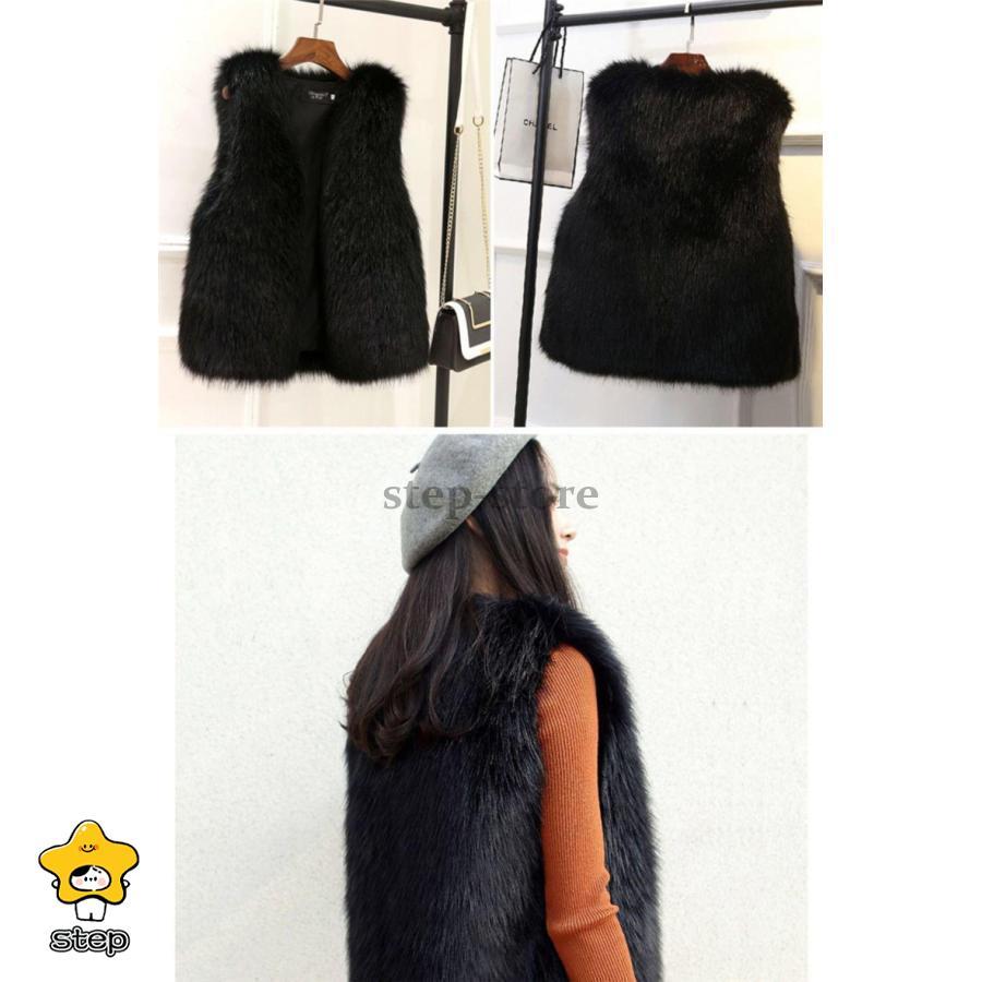 ファーベスト 毛皮ベスト ファー レディース 秋冬 ベスト ボアベスト 毛皮コート フェイクファー ブルゾン ふわふわ 暖かい プレゼント ギフト | ブランド登録なし | 12