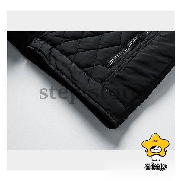 中綿ジャケット メンズ キルティングコート 中綿ダウン コート アウター 防寒 ビジネス スリム 軽めジャケット ショート丈 秋冬 大きいサイズ | ブランド登録なし | 04