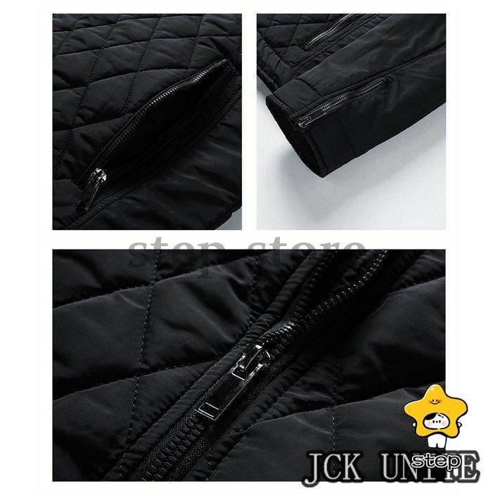 中綿ジャケット メンズ キルティングコート 中綿ダウン コート アウター 防寒 ビジネス スリム 軽めジャケット ショート丈 秋冬 大きいサイズ | ブランド登録なし | 05