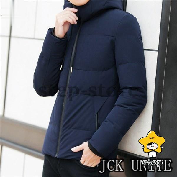 中綿ジャケット メンズ キルティングコート 中綿ダウン コート アウター 防寒 ビジネス スリム 軽めジャケット ショート丈 フード付き 秋冬 | ブランド登録なし | 11