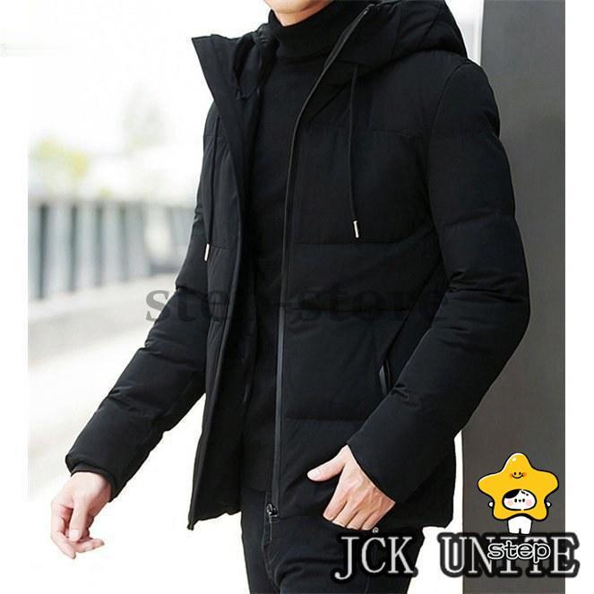 中綿ジャケット メンズ キルティングコート 中綿ダウン コート アウター 防寒 ビジネス スリム 軽めジャケット ショート丈 フード付き 秋冬 | ブランド登録なし | 13