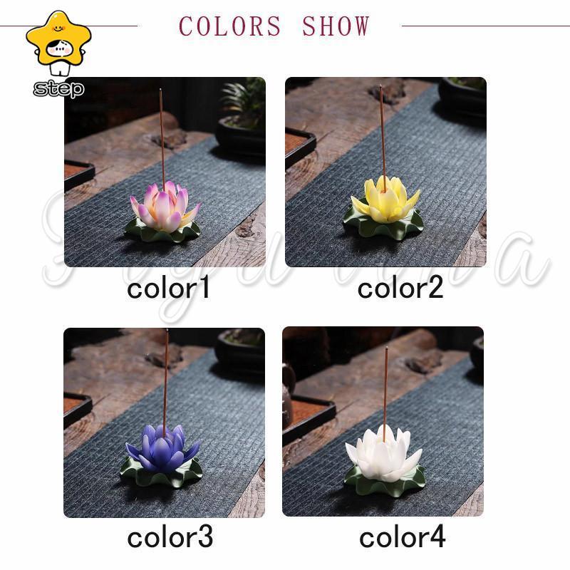 お香立て 蓮の花 蓮華 風水 開運 線香立て きれい ピンク イー