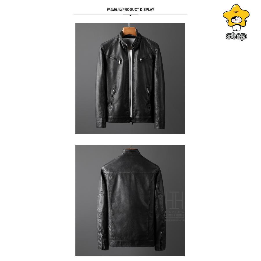 レザージャケット ライダースジャケット 革ジャン メンズ 50代 60代 40