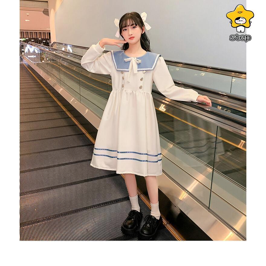 ラルフローレン ワンピース ブルー 130 140 ストライプ ワンピース