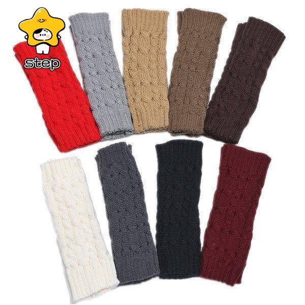 アームウォーマー レディース スマホ対応 手袋 冬 指切り 指無し スマホ手袋 腕カバー グローブ 暖かい 防寒 リブ ニット 冷え対策 温め 大人 | ブランド登録なし | 11