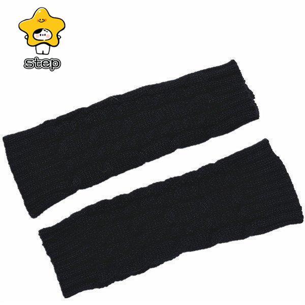 アームウォーマー レディース スマホ対応 手袋 冬 指切り 指無し スマホ手袋 腕カバー グローブ 暖かい 防寒 リブ ニット 冷え対策 温め 大人 | ブランド登録なし | 04