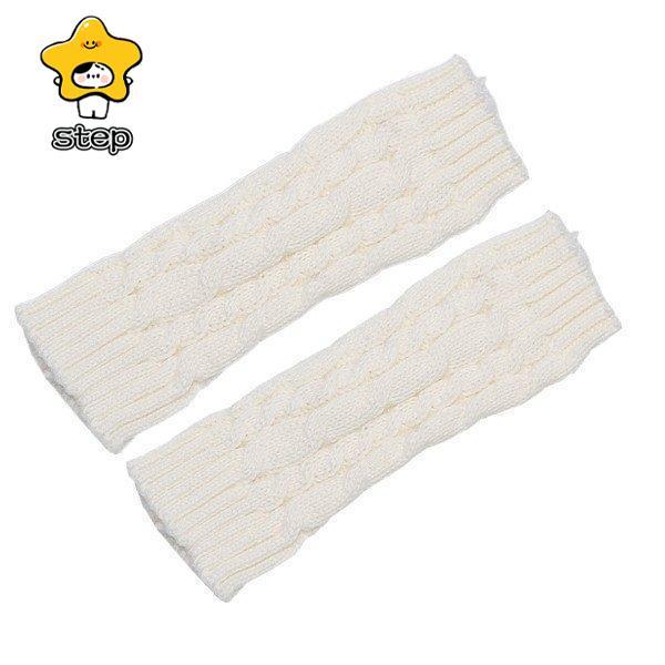 アームウォーマー レディース スマホ対応 手袋 冬 指切り 指無し スマホ手袋 腕カバー グローブ 暖かい 防寒 リブ ニット 冷え対策 温め 大人 | ブランド登録なし | 05