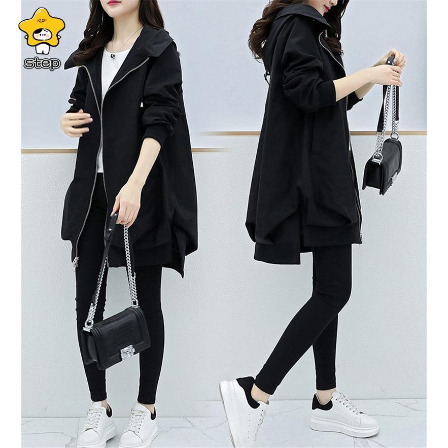 ブルゾン パーカー レディース 秋 秋服 アウター ウインドブレーカー フード付き ジャケット ジャンパー ビッグシルエット 春 春服 冬 | ブランド登録なし | 09