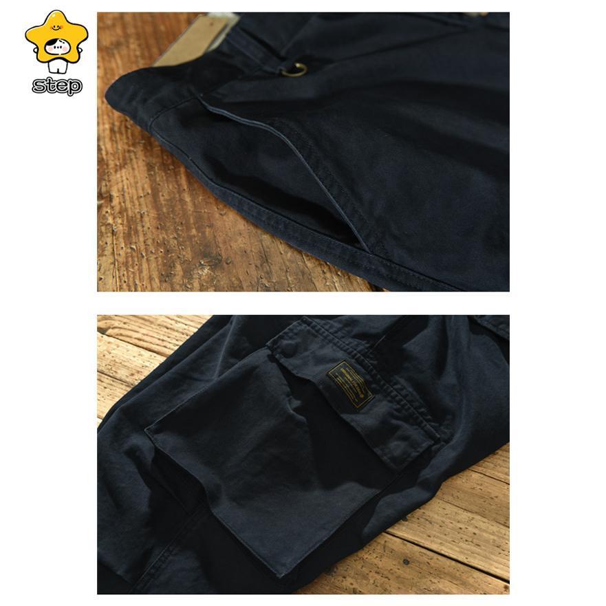 カーゴパンツ 全好評 メンズ ジョガーパンツ ワークパンツ アンクル丈 大 リブ裾 100％綿 ゆったり ワイド オシャレ カーゴ 大きいサイズ 急上昇 | ブランド登録なし | 14