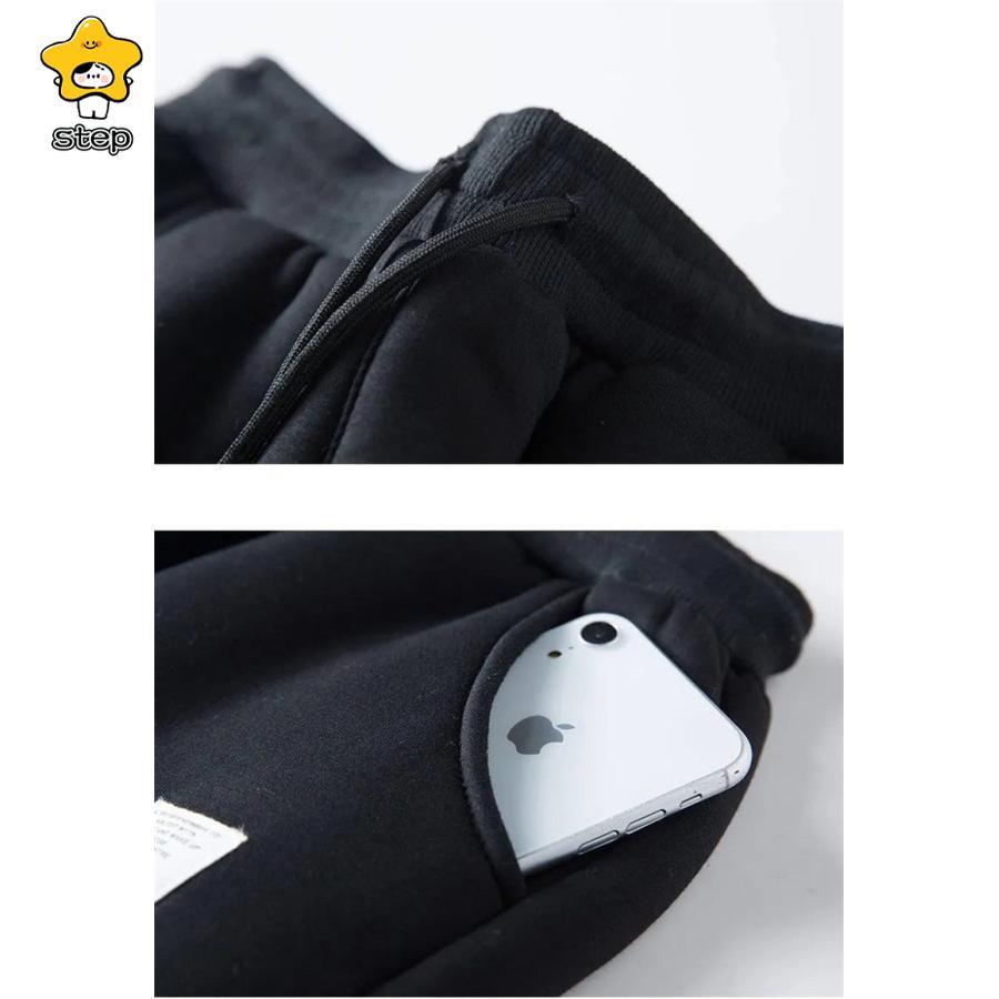 裏起毛パンツ メンズ スウェットパンツ 裏ボア 厚手 冬 防寒 防風 あったか 暖かい パンツ ジョガーパンツ イージーパンツ 通勤 | ブランド登録なし | 07