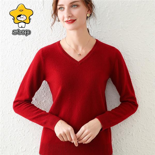 トップス レディース ニット ニットソー シャツ レディース カットソー Vネック 長袖 無地 インナー ストレッチ 秋 冬 秋冬 春 冬物 | ブランド登録なし | 12
