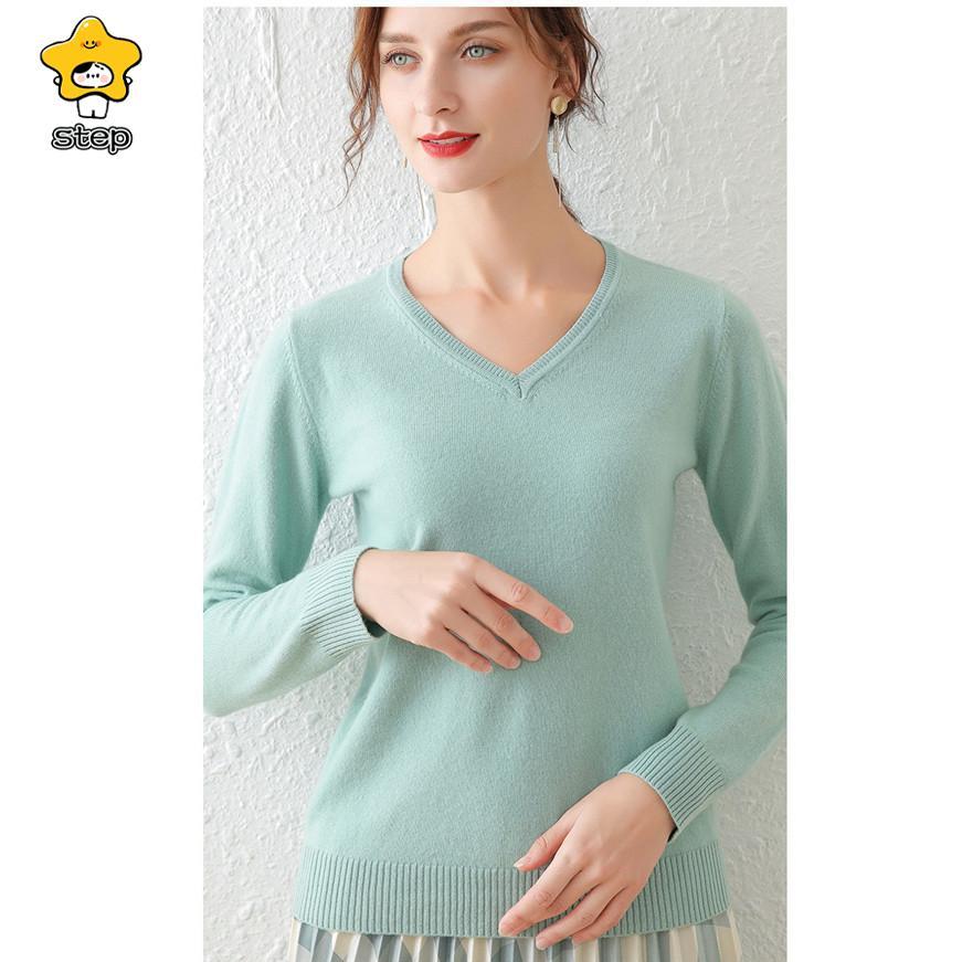 トップス レディース ニット ニットソー シャツ レディース カットソー Vネック 長袖 無地 インナー ストレッチ 秋 冬 秋冬 春 冬物 | ブランド登録なし | 16