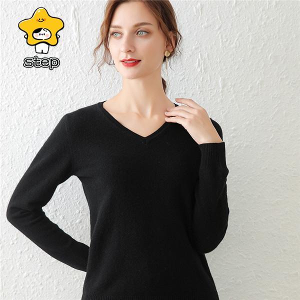 トップス レディース ニット ニットソー シャツ レディース カットソー Vネック 長袖 無地 インナー ストレッチ 秋 冬 秋冬 春 冬物 | ブランド登録なし | 03