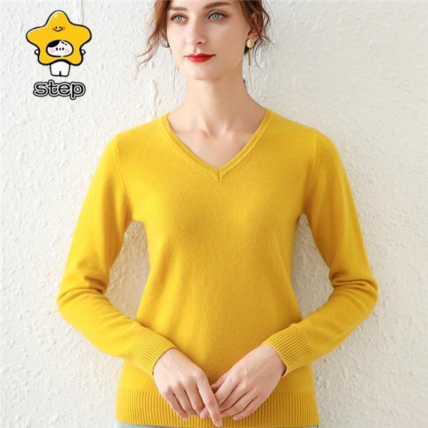 トップス レディース ニット ニットソー シャツ レディース カットソー Vネック 長袖 無地 インナー ストレッチ 秋 冬 秋冬 春 冬物 | ブランド登録なし | 05