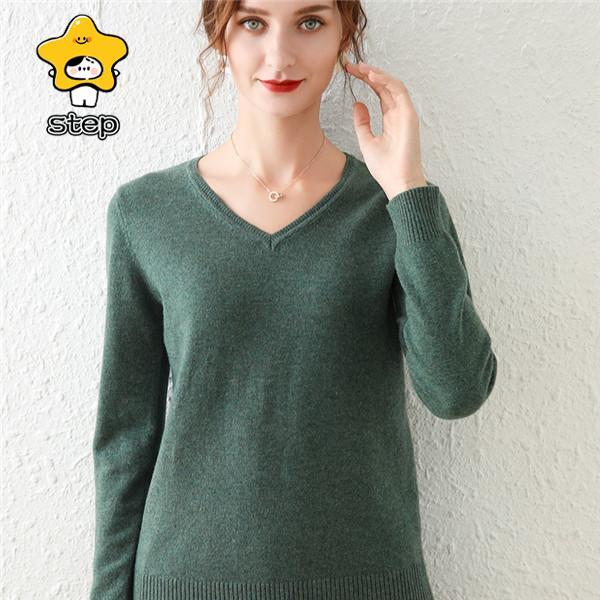 トップス レディース ニット ニットソー シャツ レディース カットソー Vネック 長袖 無地 インナー ストレッチ 秋 冬 秋冬 春 冬物 | ブランド登録なし | 08