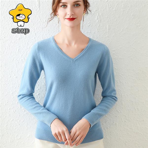 トップス レディース ニット ニットソー シャツ レディース カットソー Vネック 長袖 無地 インナー ストレッチ 秋 冬 秋冬 春 冬物 | ブランド登録なし | 09