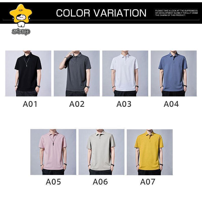 ポロシャツ メンズ 半袖 吸汗速乾 ドライ 無地 シンプル 形態安定 吸水性 通気性 蒸れない 仕事着 父の日 トップス ゴルフ ビジネス | ブランド登録なし | 08