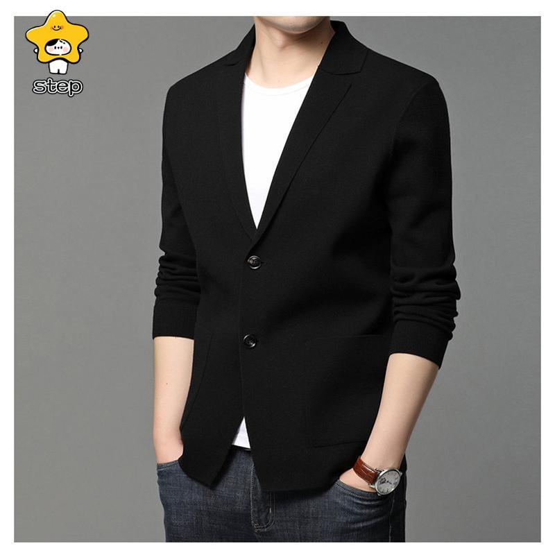 ニット スーツ カーディガン タイト Vネック トップス メンズ プレゼント 大人 カジュアル きれいめ 通勤 前開き ライトアウター 長袖 | ブランド登録なし | 13