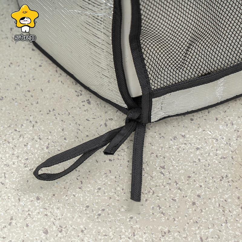 エアコン室外機遮熱シート カバー アルミ 日よけ 省エネ エコ 日除け 雨よけ 簡単 2枚セット 節電 保護カバー クーラー 断熱 シルバー | ブランド登録なし | 08