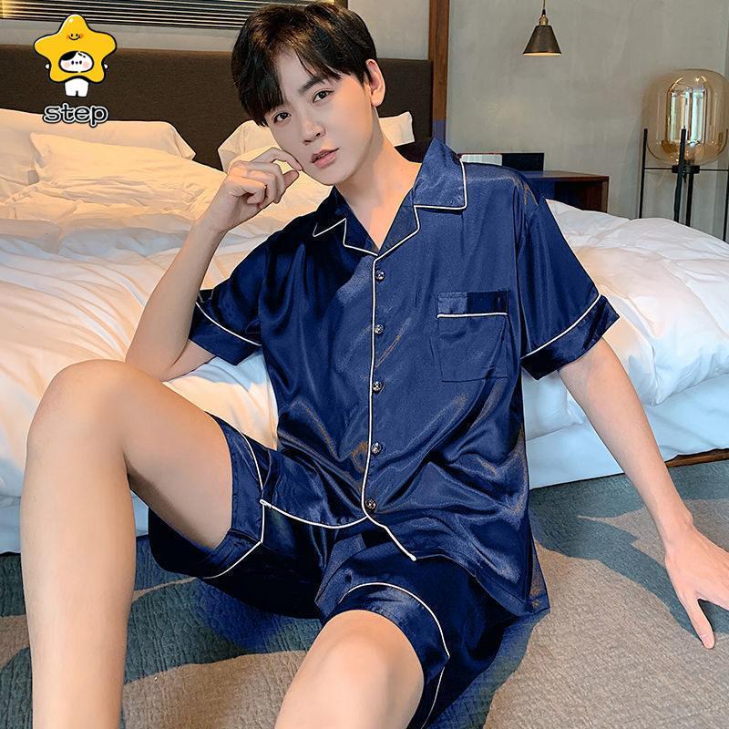 部屋着 寝巻き 家着 メンズ レディース カップルパジャマ 半袖 上下セット 入院 冷感 カジュアル シンプル 韓国 ナイトウェア 吸汗 通気 着心地 | ブランド登録なし | 10