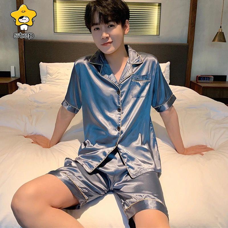 部屋着 寝巻き 家着 メンズ レディース カップルパジャマ 半袖 上下セット 入院 冷感 カジュアル シンプル 韓国 ナイトウェア 吸汗 通気 着心地 | ブランド登録なし | 06