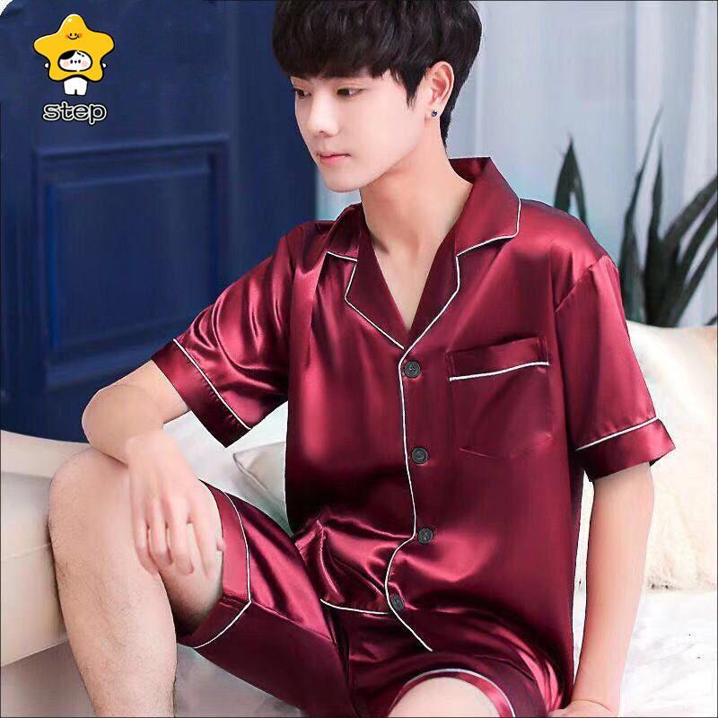 部屋着 寝巻き 家着 メンズ レディース カップルパジャマ 半袖 上下セット 入院 冷感 カジュアル シンプル 韓国 ナイトウェア 吸汗 通気 着心地 | ブランド登録なし | 09