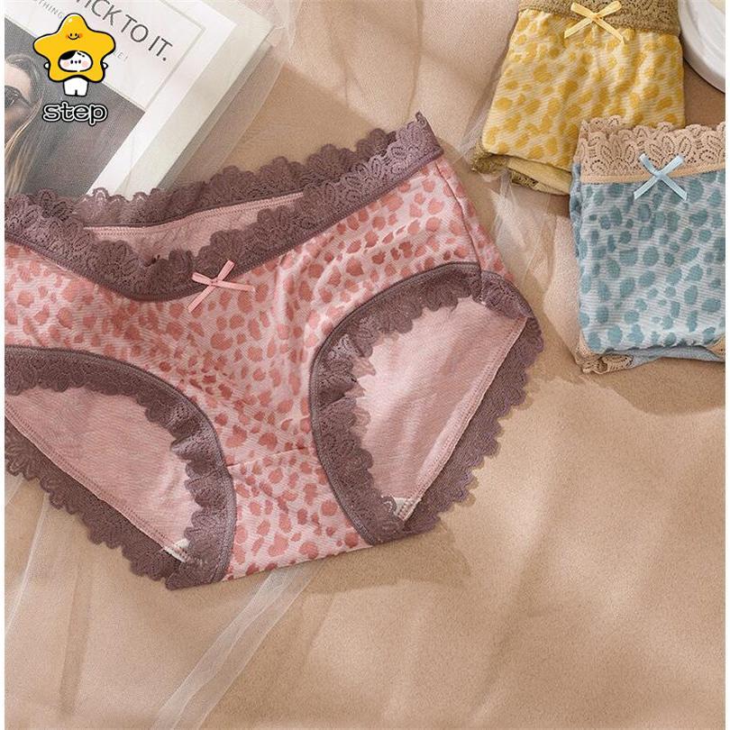 ショーツレディース パンツ 超盛 美尻 可愛い ノーマル 女性用 下着 2枚セット 伸縮性 ヒョウ柄 おしゃれ 女性  可愛い レース | ブランド登録なし | 19