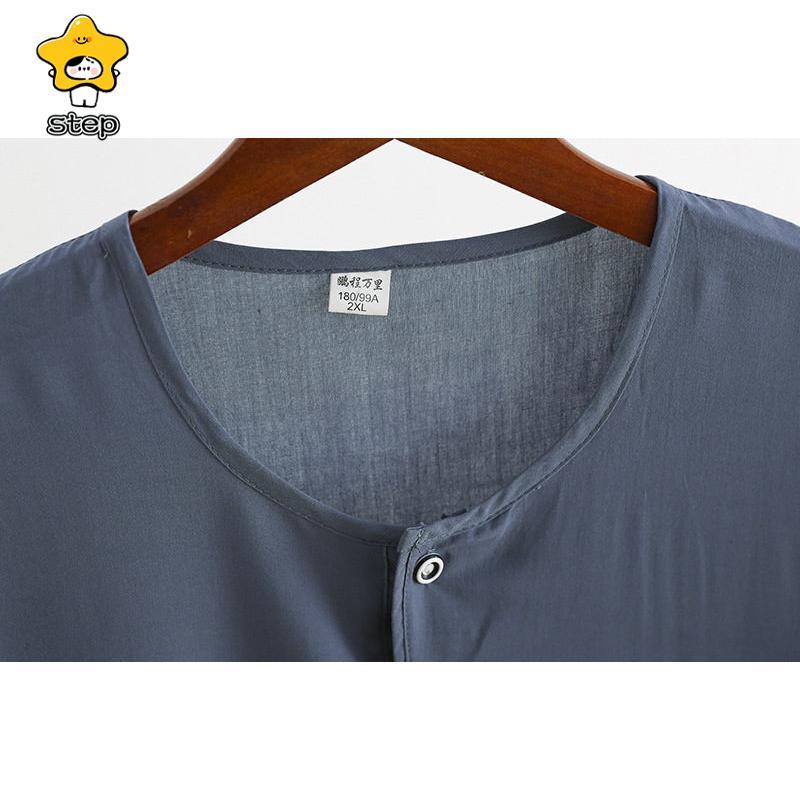 パジャマ メンズ シニア お年寄り 入院 父の日 ギフト 上下セット ゆったり 肌に優しい 快眠 紳士 吸汗 通気 部屋着 寝巻き 家着 長ズボン | ブランド登録なし | 11