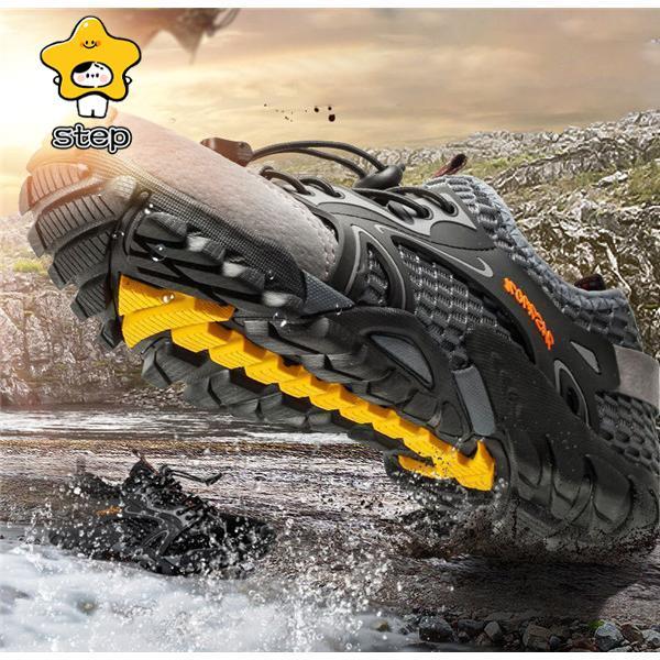 トレッキングシューズ メンズ レディース 男女兼用 お揃い ウォーターシューズ 軽量 水陸両用 登山靴 ハイキング 滑り止め 通気 速乾 アウトドア | ブランド登録なし | 12