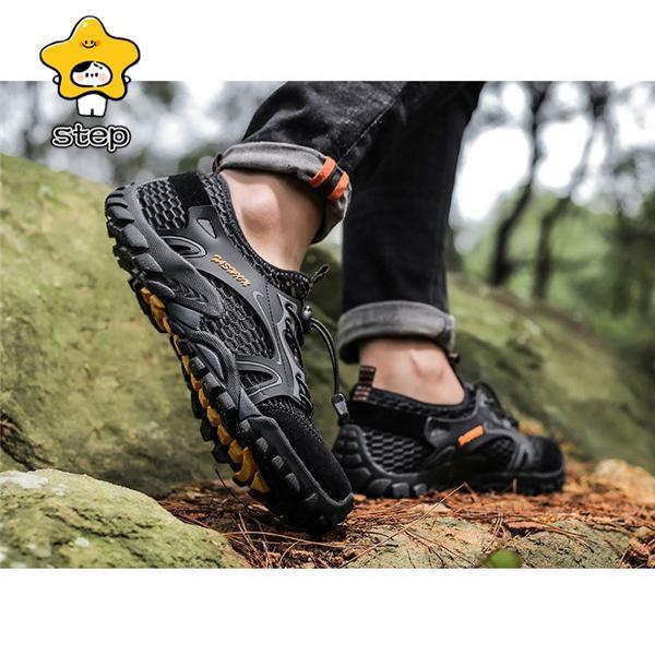 トレッキングシューズ メンズ レディース 男女兼用 お揃い ウォーターシューズ 軽量 水陸両用 登山靴 ハイキング 滑り止め 通気 速乾 アウトドア | ブランド登録なし | 18