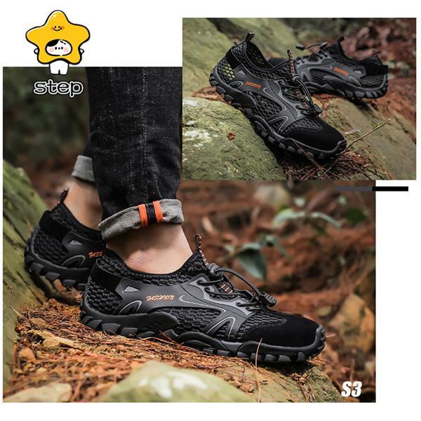 トレッキングシューズ メンズ レディース 男女兼用 お揃い ウォーターシューズ 軽量 水陸両用 登山靴 ハイキング 滑り止め 通気 速乾 アウトドア | ブランド登録なし | 19