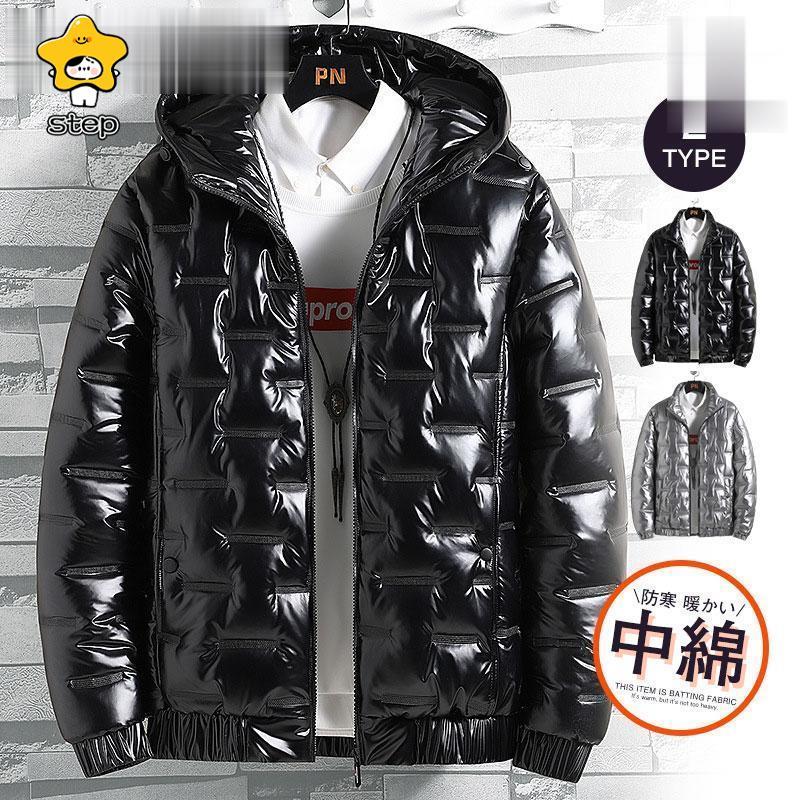 ジャケット メンズ アウター 冬 冬服 中綿 中綿ジャケット ダウンジャケット パーカー 派手 お洒落 オシャレ 防寒 防寒アウター 冬物 | ブランド登録なし