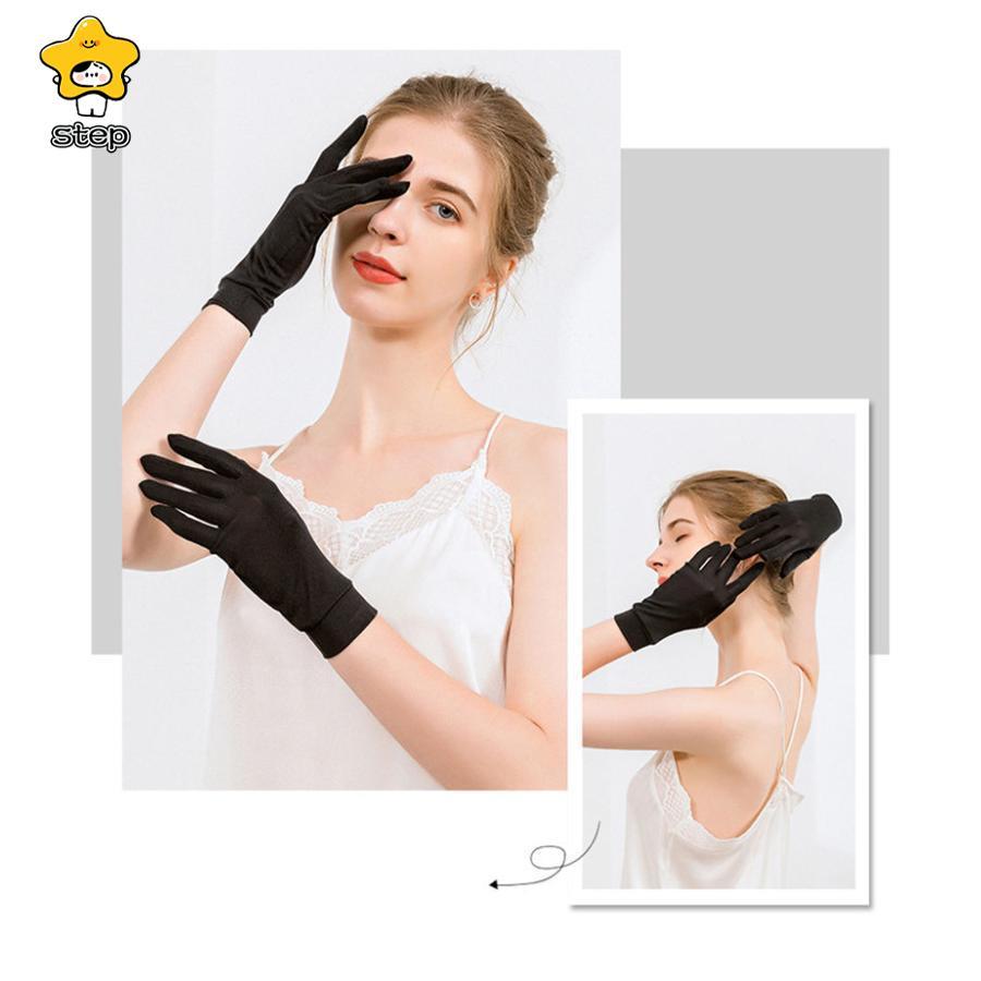 シルク 手袋 保湿 就寝用 手荒れ ハンドケア レディース ファッション ナイトグローブ おやすみ手袋 小物 UVカット対策 就寝用 紫外線 | ブランド登録なし | 18