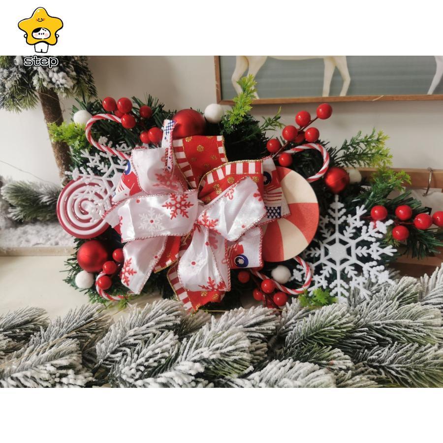 クリスマスリースクリスマススワッグ大きいオーナメント クリスマスリースクリスマススワッグ大きいオーナメント