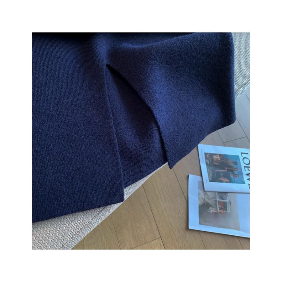 2点セット セット ニット セットアップ ショートセーター スカート