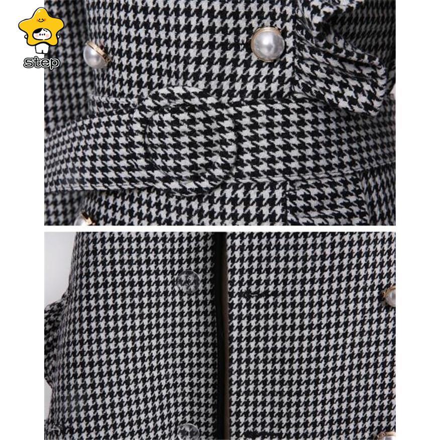 ワンピース レディース きれいめ フォーマル 結婚式 ドレス スーツ タイトワンピ 千鳥格 長袖 キャバ フォーマル 通勤 OL 30代 40代 着痩せ おしゃれ 卒業式 | ブランド登録なし | 12