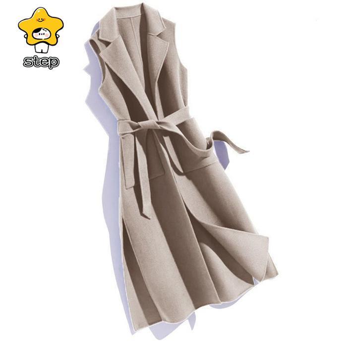 ベスト レディース  ロング ジレ トップス ロング丈 春 秋 冬 通勤 前開き 大きいサイズ ジレベスト ノースリーブ カジュアル  きれいめ 上品 | ブランド登録なし | 06