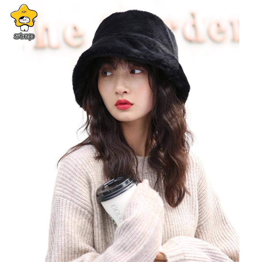 バケットハット ボア 帽子 ファー レディース 冬 コーデ おしゃれ もこもこ ふわふわ 秋 春 暖かい メンズ 防寒 小顔効果 プレゼント 可愛い | ブランド登録なし | 03