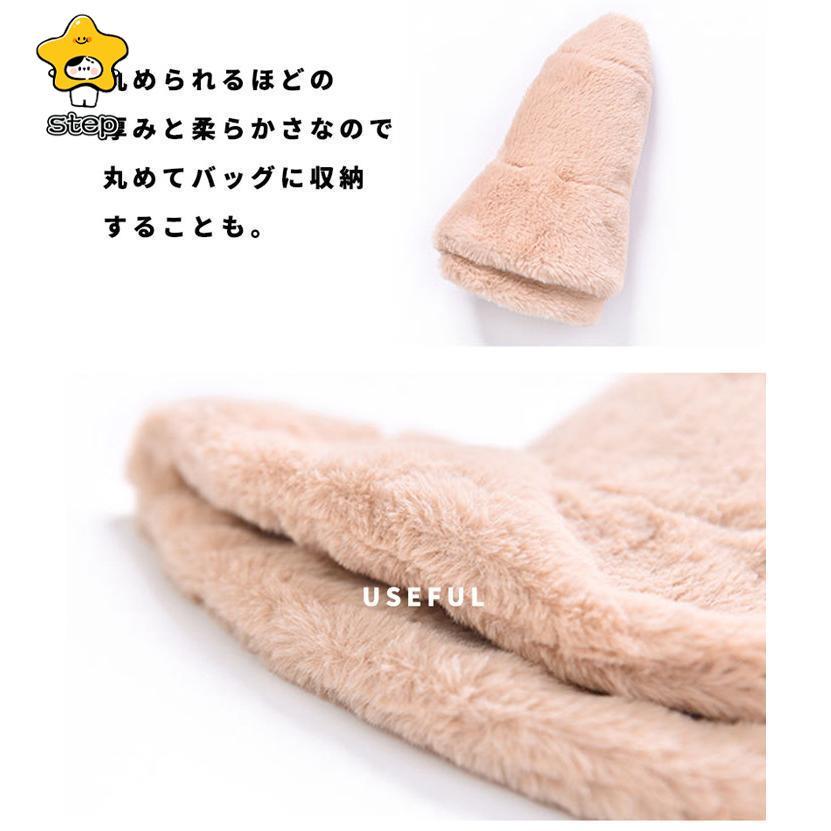 バケットハット ボア 帽子 ファー レディース 冬 コーデ おしゃれ もこもこ ふわふわ 秋 春 暖かい メンズ 防寒 小顔効果 プレゼント 可愛い | ブランド登録なし | 05