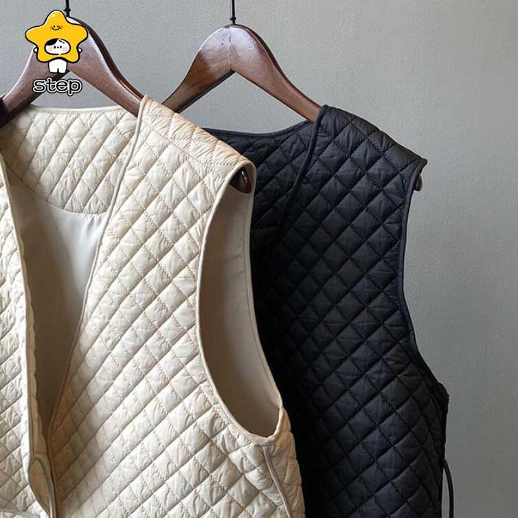 中綿コート ベスト キルティングベスト アウター レディース 冬 キルトショートベスト 秋 キルトベスト キルティング ショートベスト ベスト 秋冬 重ね着 | ブランド登録なし | 05