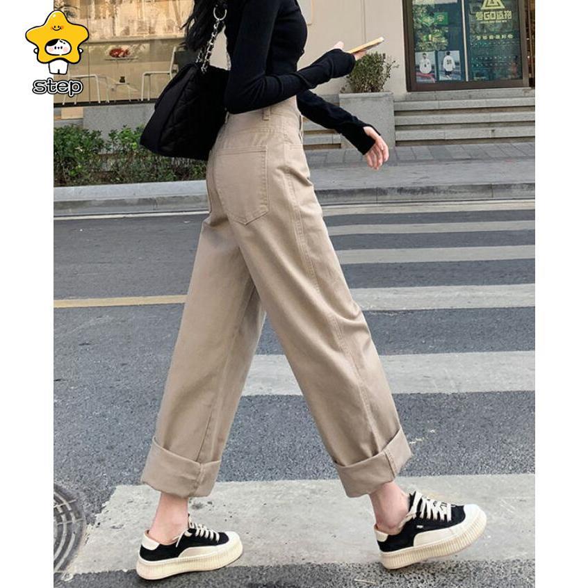 裏ボア ワイドパンツ デニムパンツ レディース ロングパンツ 裏起毛 ジーンズ ガウチョパンツ 体型カバー ロングパンツ 大きいサイズ 春 秋 冬 | ブランド登録なし | 10