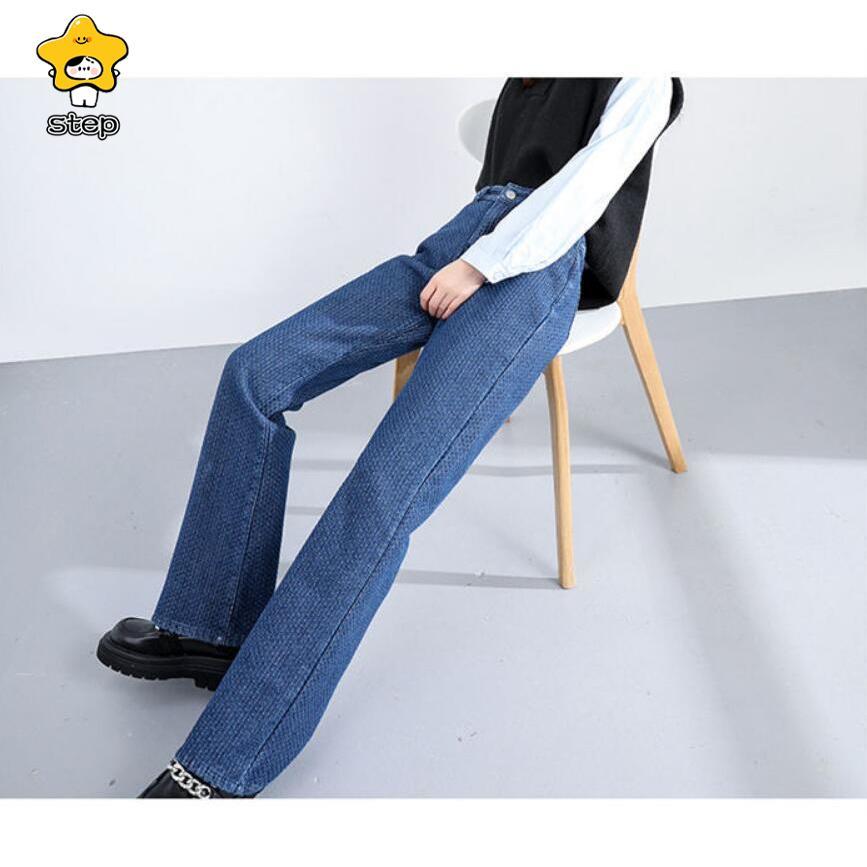 裏ボア ワイドパンツ デニムパンツ レディース ロングパンツ 裏起毛 ジーンズ ガウチョパンツ 体型カバー ロングパンツ 大きいサイズ 春 秋 冬 | ブランド登録なし | 02
