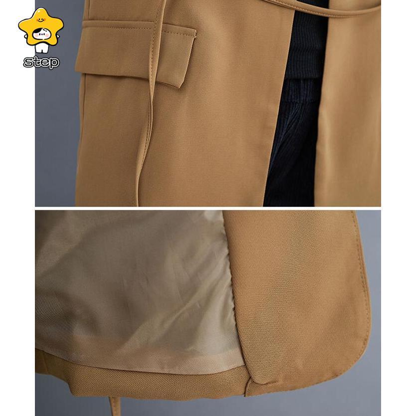 ジレベスト レディース ジレ ベスト 前開き レイヤード風 ロングベスト コート ノースリーブ おしゃれ 秋 コーデ 冬 春 羽織り テーラード | ブランド登録なし | 10