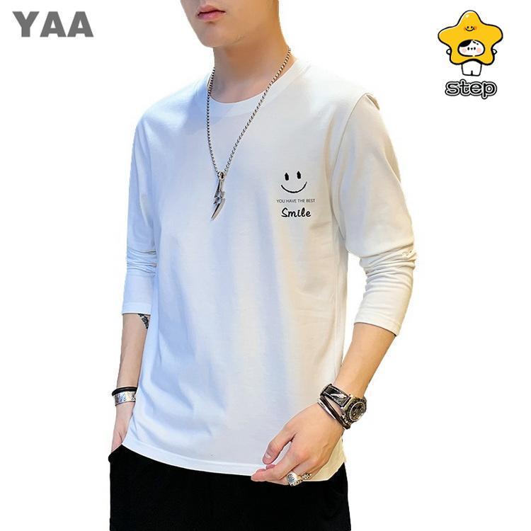 Tシャツ 長袖 メンズ ロンT クルーネック 英語プリント トップス 春秋 おしゃれ カジュアル 新作 メンズファッション ロンT メンズ 長袖Tシャツ カットソー ロングTシャツ 英語プリント