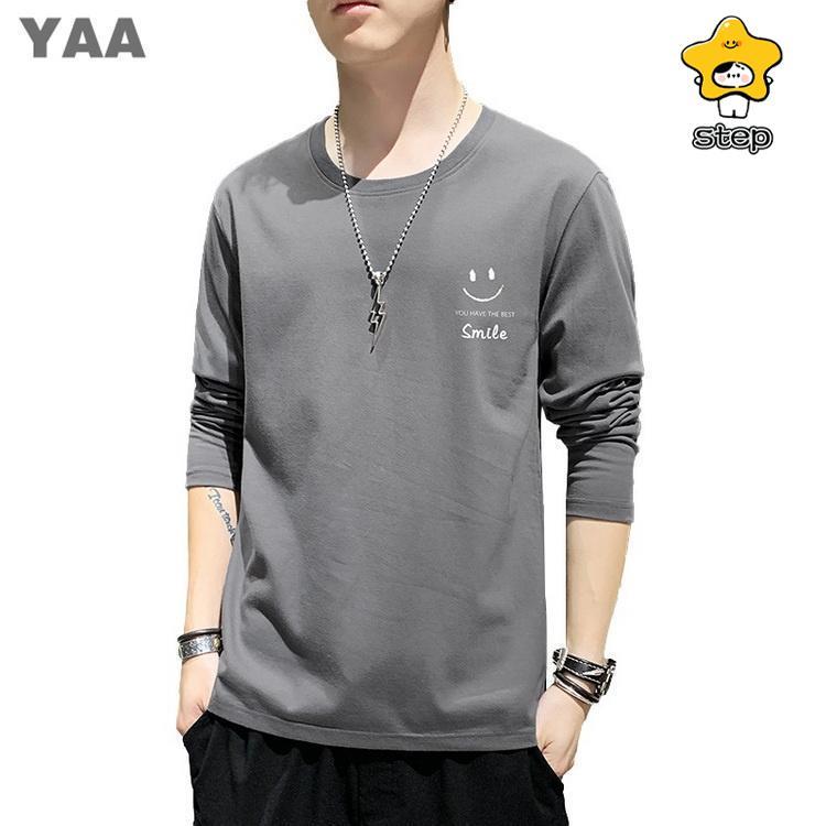 ロンT メンズ 長袖Tシャツ カットソー ロングTシャツ 英語プリント