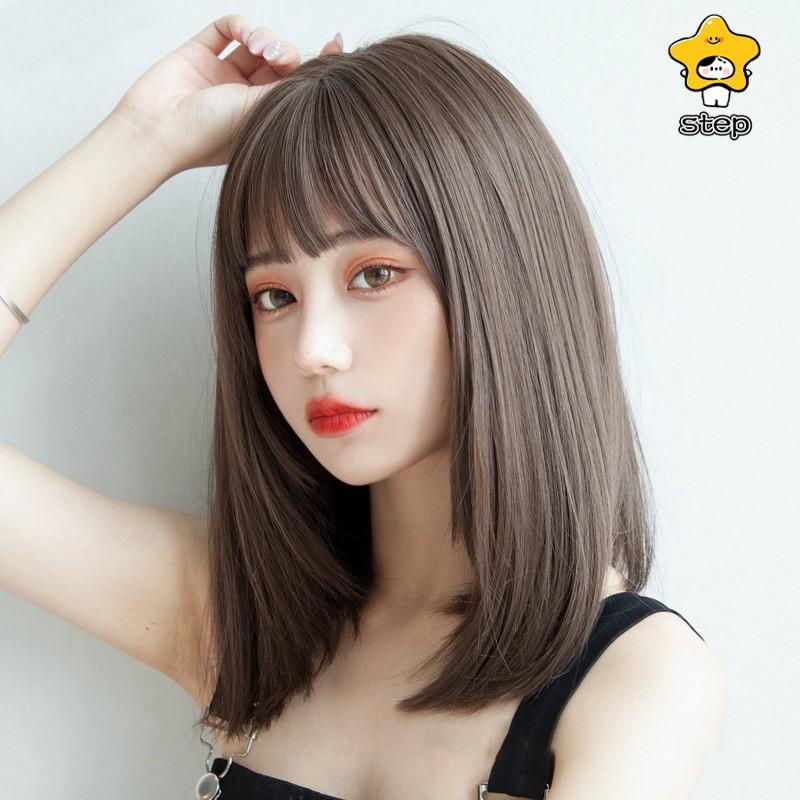 ウィッグ セミロング ミディアム かつら フルウィッグ 自然