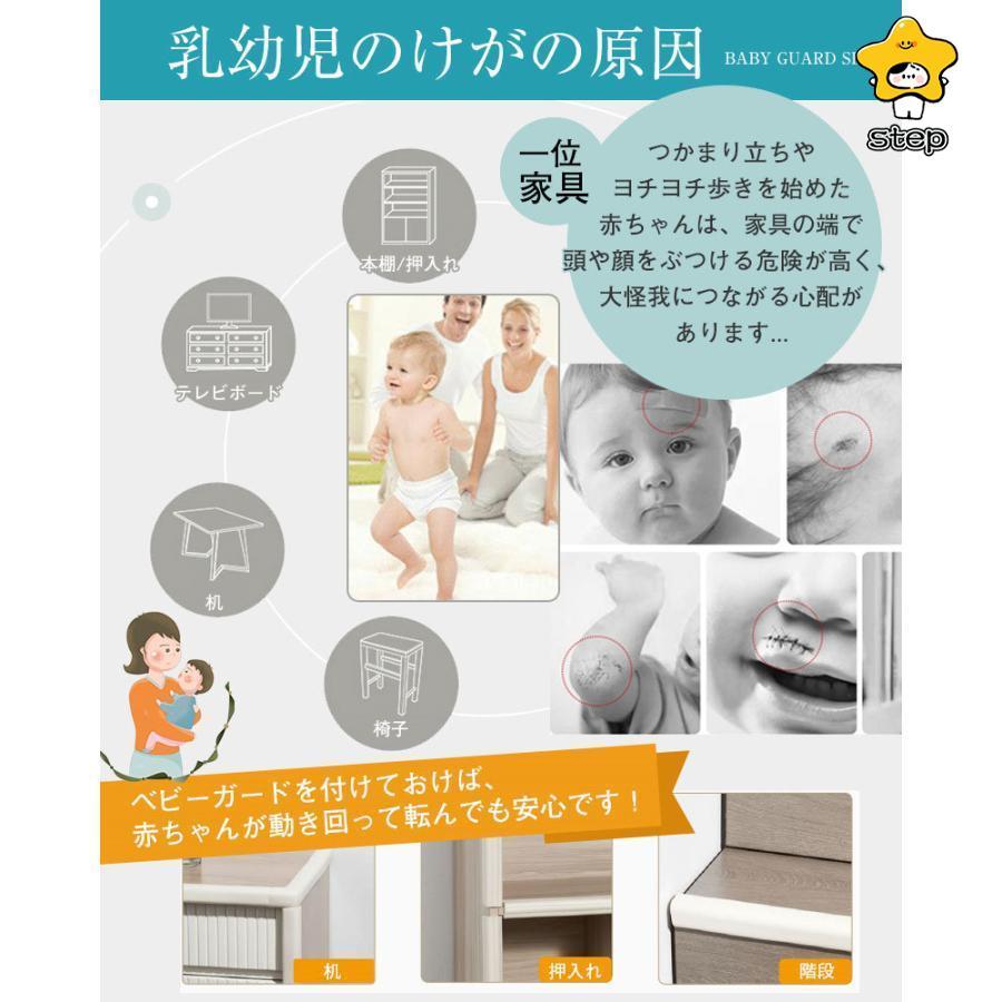 コーナーガード 長さ2M×3 L字コーナー10個セット ベビーガード ケガ 