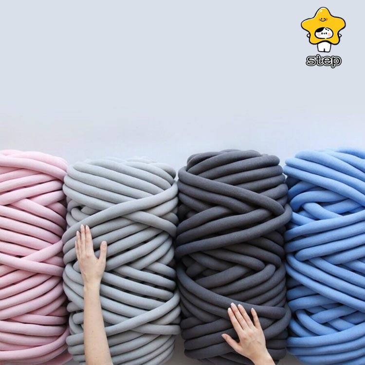 極太毛糸 チャンキーニット 500g ヤーン ニットヤーン DIY 毛糸 手芸 編み物 太い 極太 ハンドメイド 太いヤーン インスタ映え インテリア | ブランド登録なし | 01