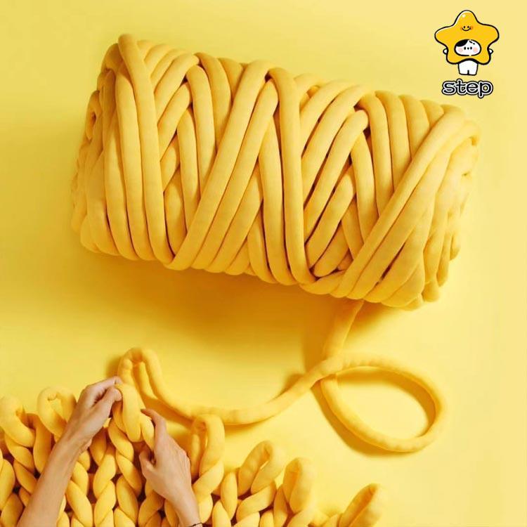 極太毛糸 チャンキーニット 500g ヤーン ニットヤーン DIY 毛糸 手芸 編み物 太い 極太 ハンドメイド 太いヤーン インスタ映え インテリア | ブランド登録なし | 02